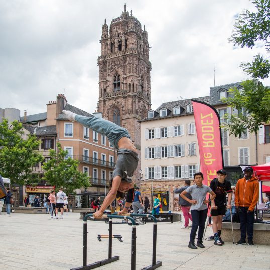 Club de street workout à la MJC de Rodez